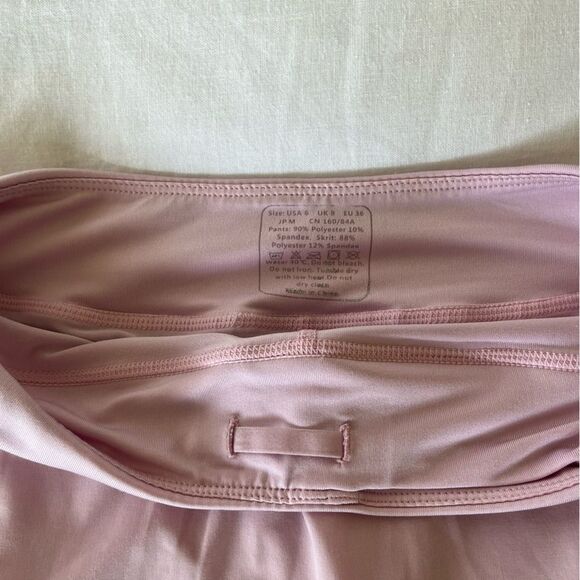 Women’s Baby Pink Pleated Tennis Skort Size Small Unbranded - Picture 7 of 7